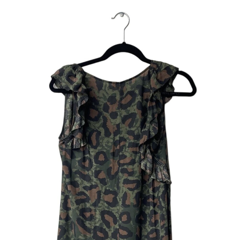 Zadig and Voltaire Y2K Slip Dress Maxi Paris Rebelle‎ Leo XS Leopard Print - Picture 7 of 11